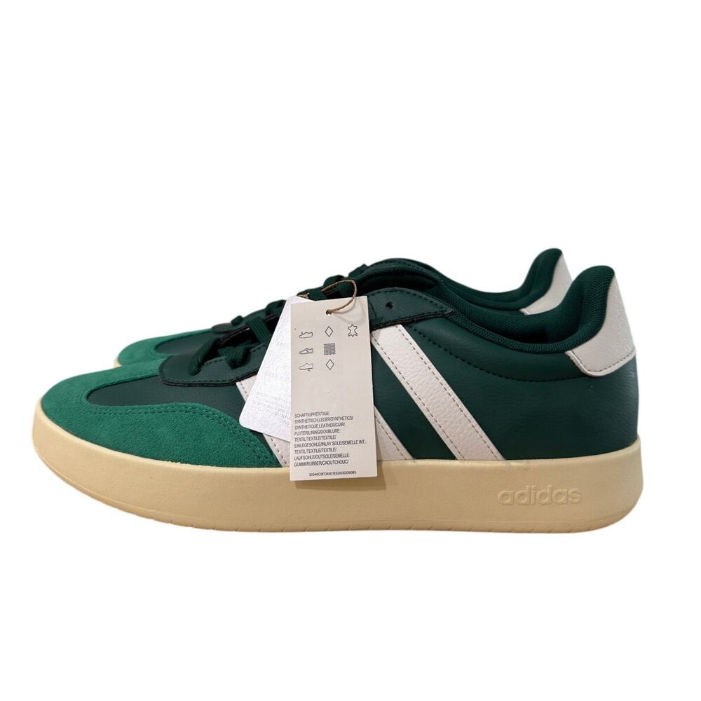 NWT Adidas Men's Barreda JR 1320 Green/White Suede/Leather Upper Size 12 - Picture 4 of 11